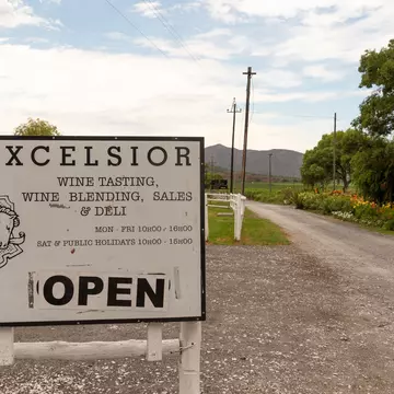 Western Cape, South Africa. 2023. Sign board outside winery in the Western Cape, South Africa.; Shutterstock ID 2267364481;