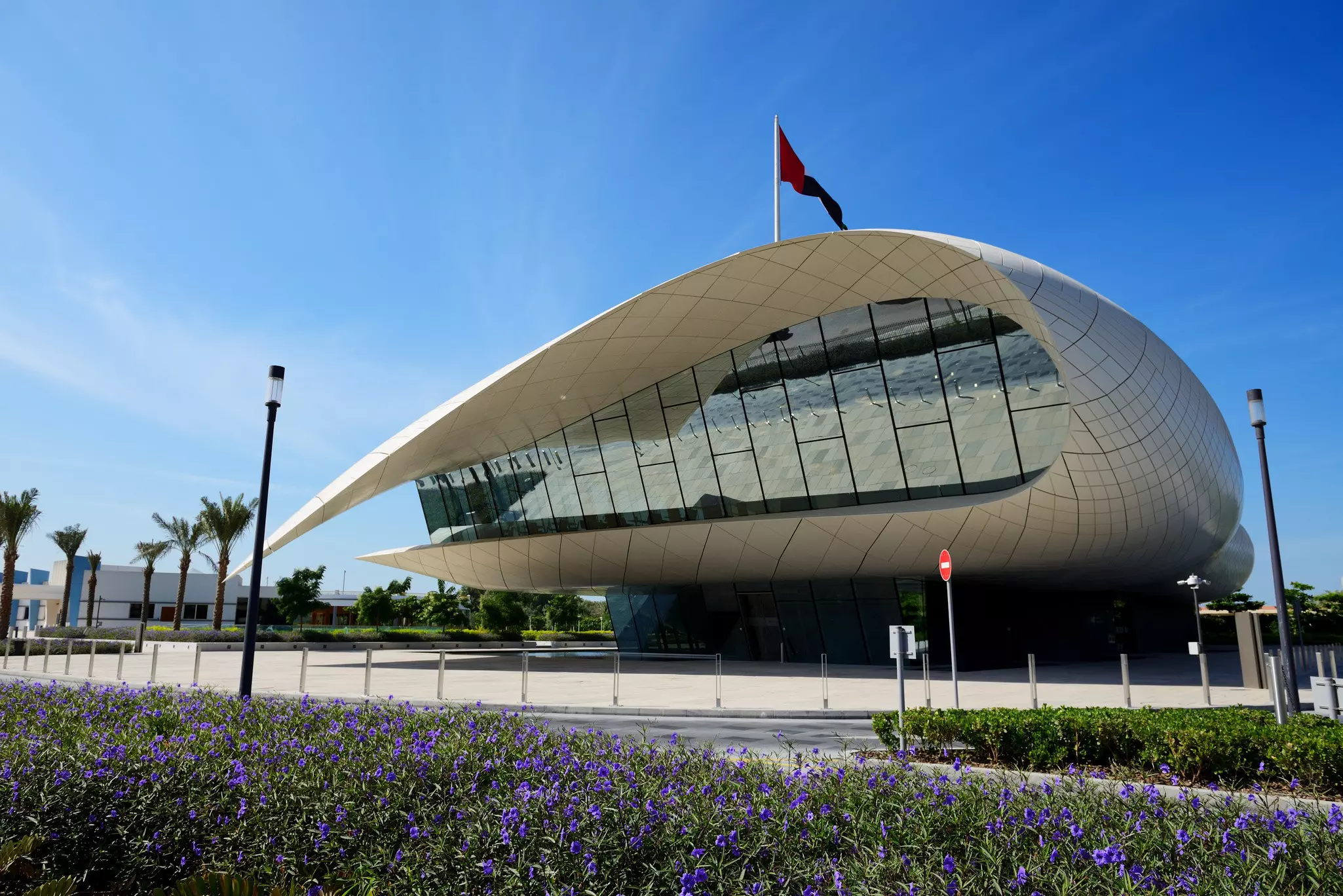 Exterior of the Etihad Museum in Dubai