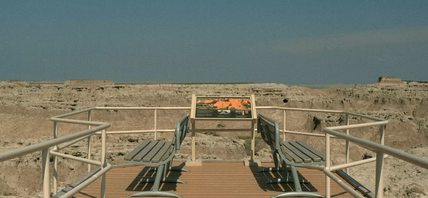 Lookout in Badlands National Park