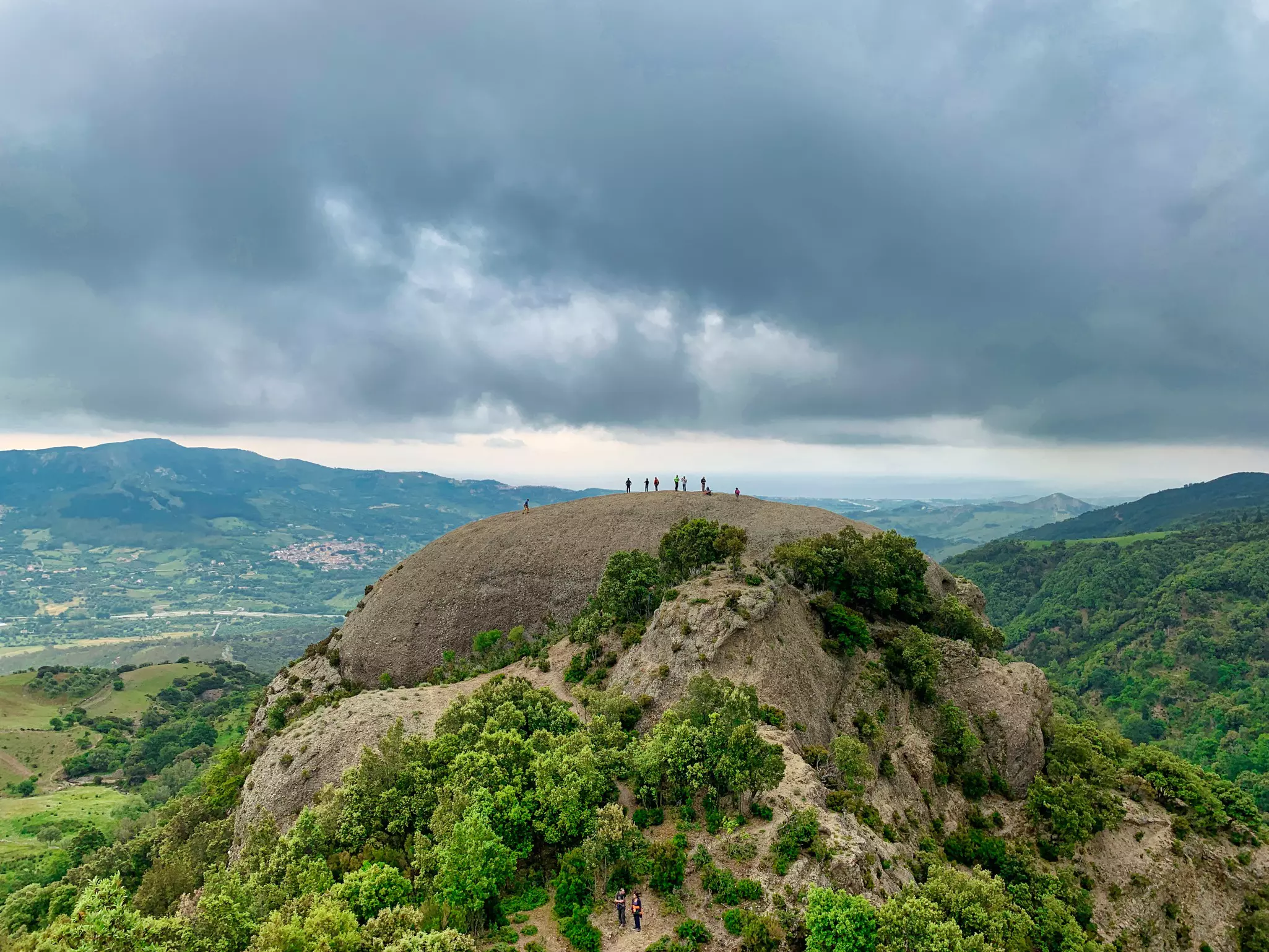 A view of the landscape in the Apromonte National Park