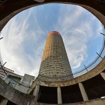 Johannesburg, South Africa - May 25, 2015: Ponte City Building interior cylinder. Ponte City is a famous skyscraper in the Hillbrow neighbourhood of Johannesburg.; Shutterstock ID 319111976;