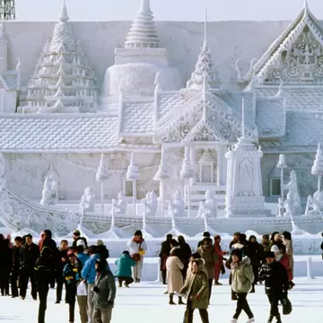 Sapporo Snow Festival, held every February, draws many visitors to Hokkaidō © Glowimages RF / Getty Images