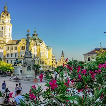 Pécs is a lovable college town that promises a refreshing, eclectic mix of wine-tasting, art and Hungarian history. Shutterstock