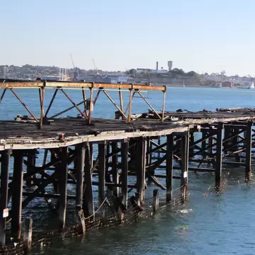 Coal Loader Wharf in Sydney, Australia.