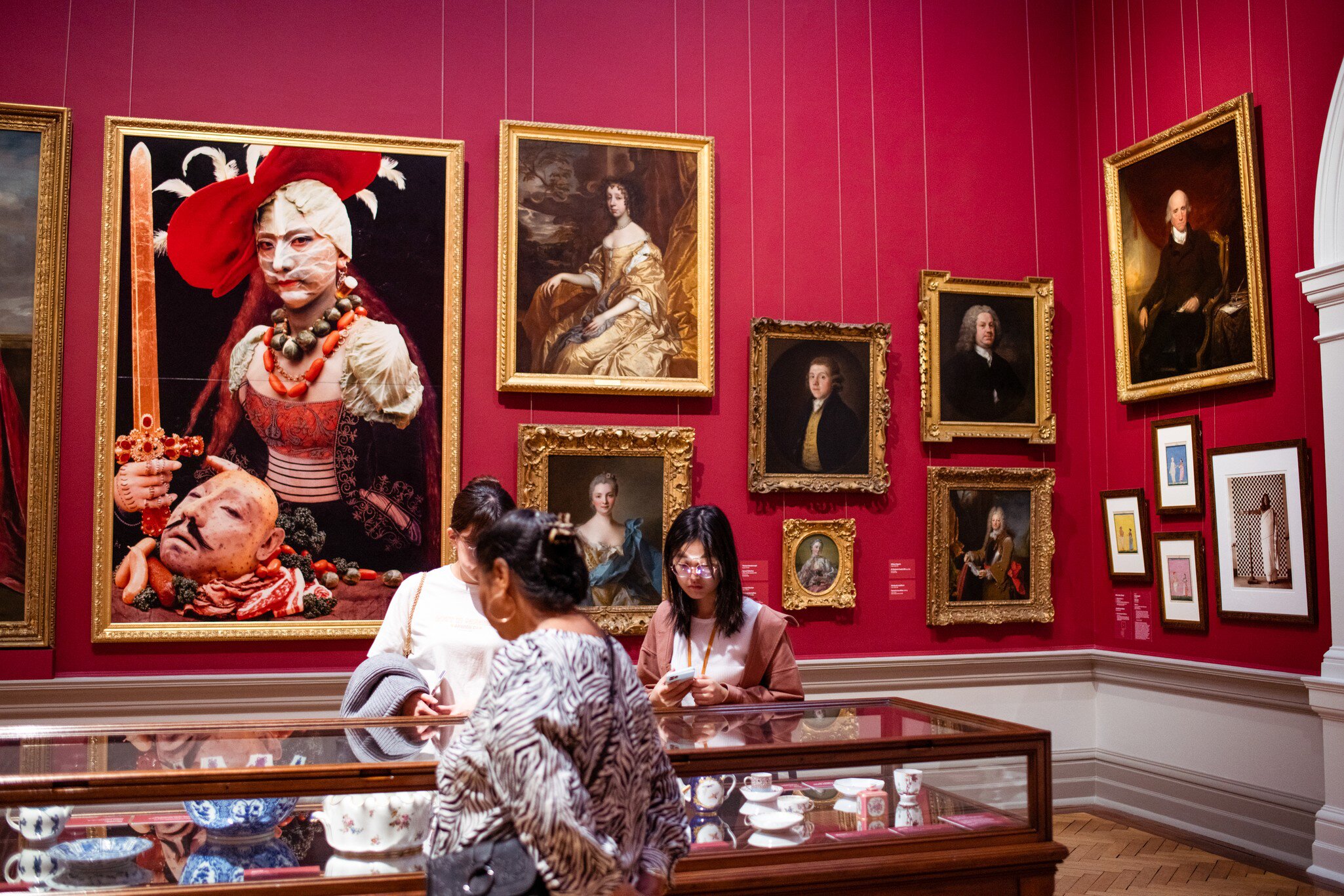 Interior of the Art Gallery of NSW in Sydney, Australia.