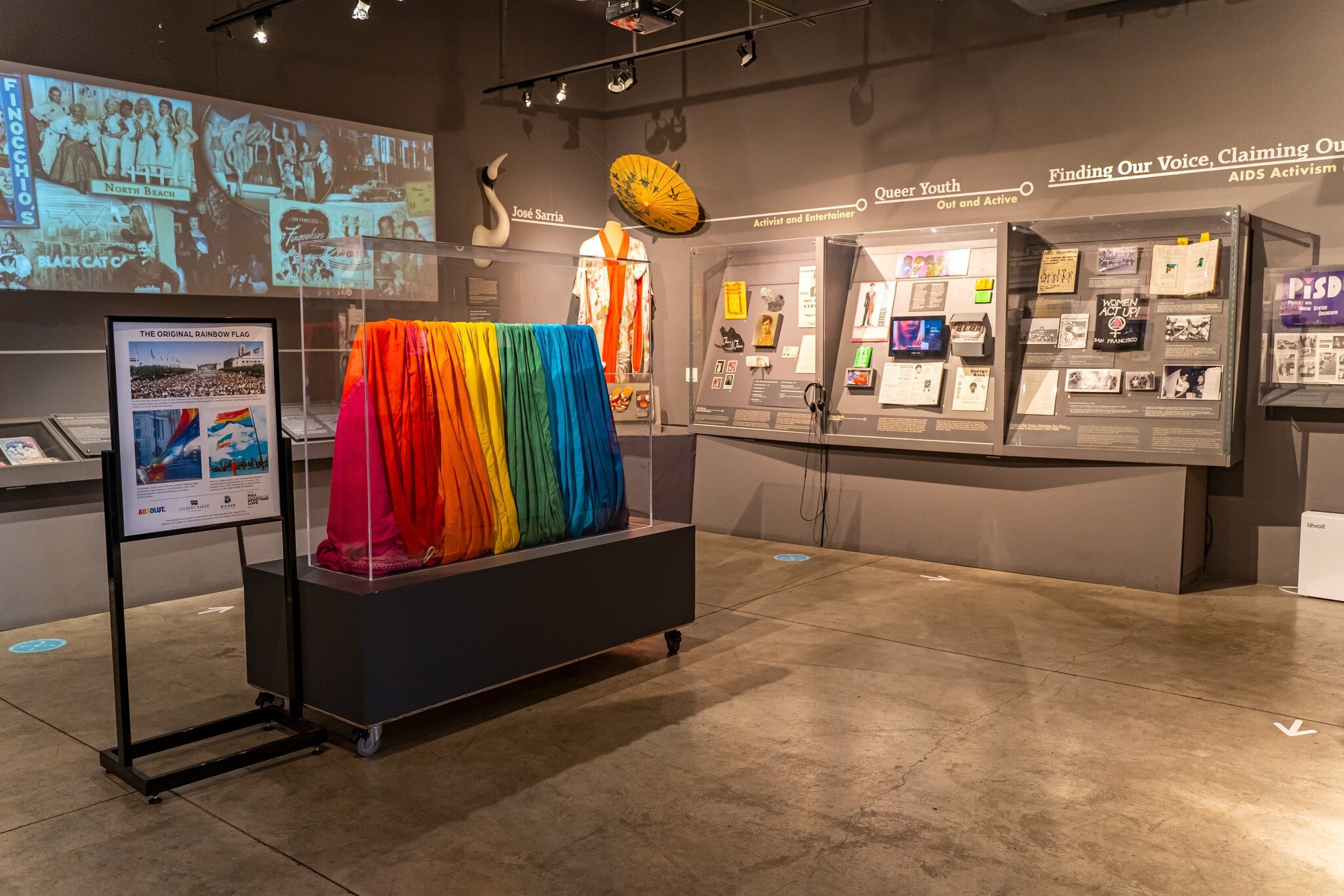 San Francisco, CA, USA - October 1, 2025: Interior of the GLBT Historical Society Museum in the Castro District, San Francisco, California, License Type: media, Download Time: 2026-03-23T18:28:22.000Z, User: LP_YKhanna, Editorial: true, purchase_order: 65050 - Digital Destinations and Articles, job: LP, client: App Content, other: Yuvraj Khanna