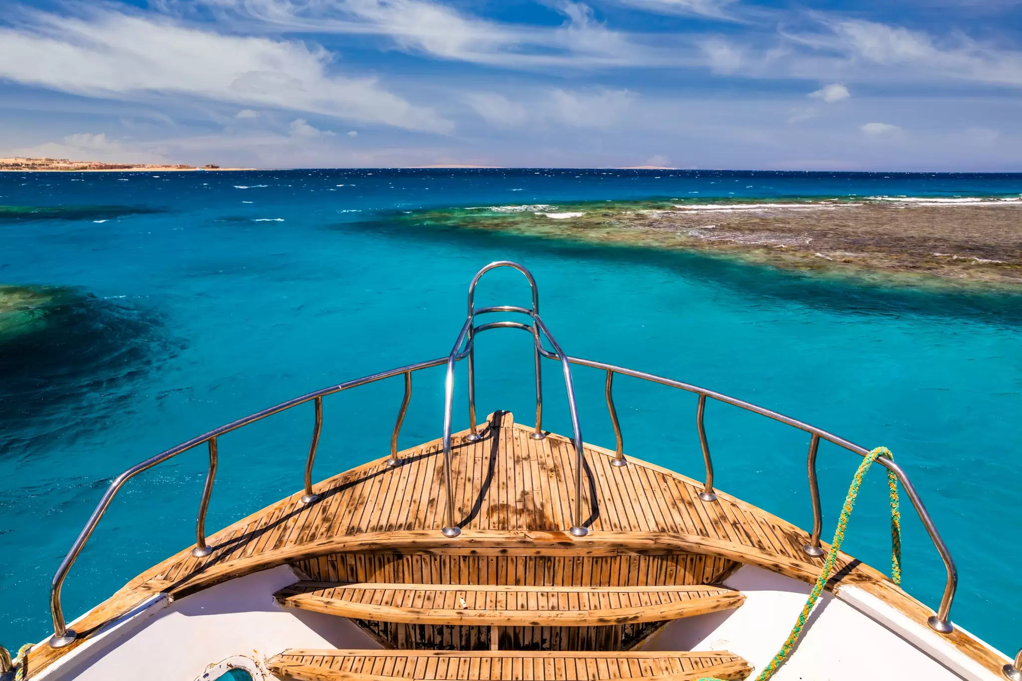 The Red Sea coastal resort of Hurghada, Egypt