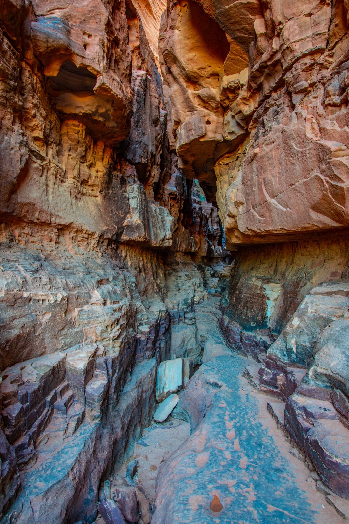 Khazali siq at Wadi Rum desert in jordan; Shutterstock ID 1341830576;