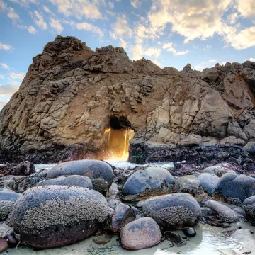 Pfeiffer Beach on the Big Sur coast, California