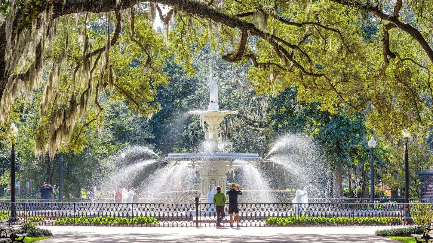 The fountain in Forsyth Park