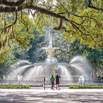 The fountain in Forsyth Park