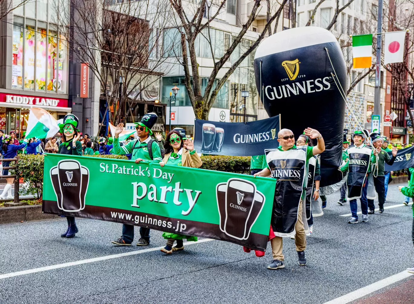 Tokyo hosts the largest St Patrick's Day celebration in Asia © PrestonKaleMiller / Shutterstock