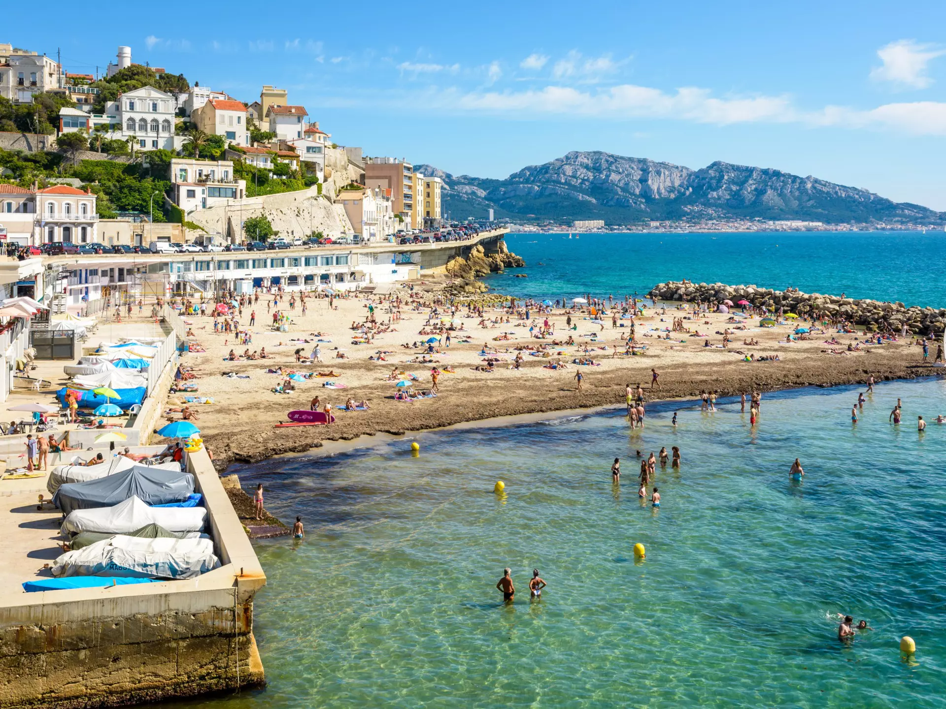 Plage du Prophète, Marseille. olrat/Shutterstock