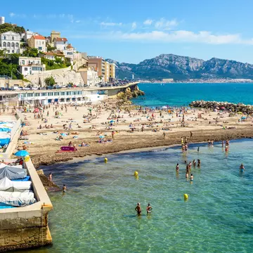 Plage du Prophète, Marseille. olrat/Shutterstock