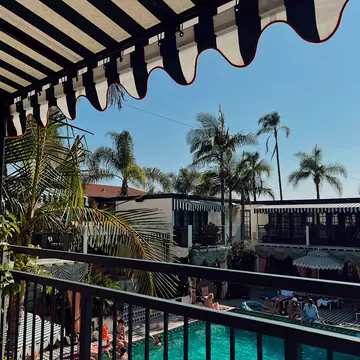 The Lafayette Hotel in San Diego, California. Rachel Lewis/Lonely Planet