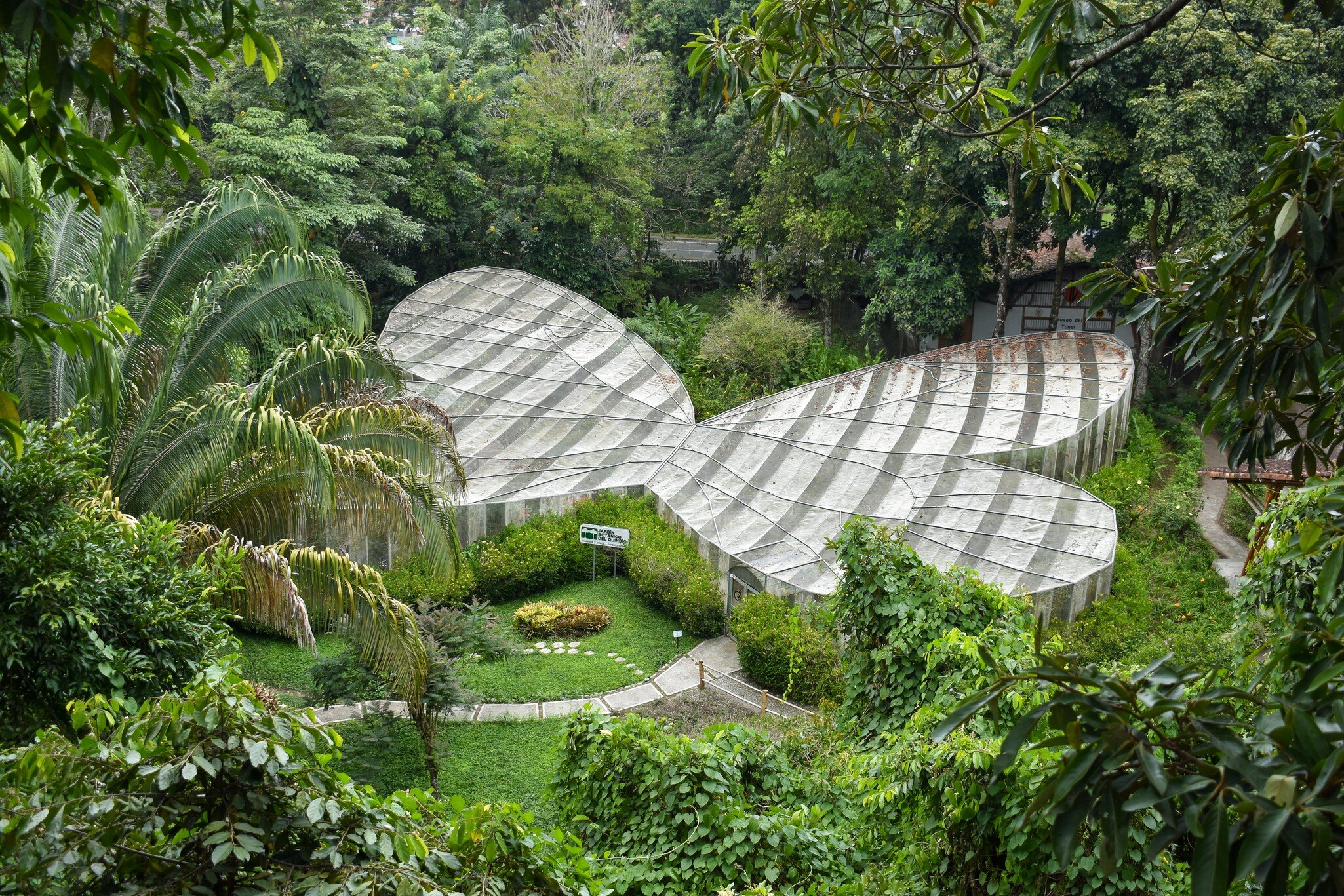 Colombia, Armenia. January, 17-2021. Butterfly Garden of the Quindio Botanical Garden - Image; Shutterstock ID 1912757206;