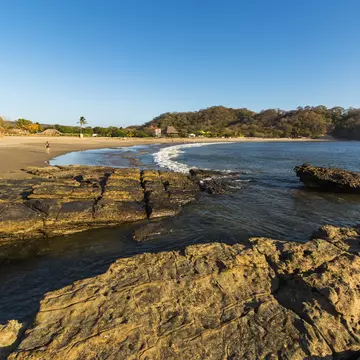 Playa Marsella, a quiet beach on the southern surf coast, north of San Juan del Sur.