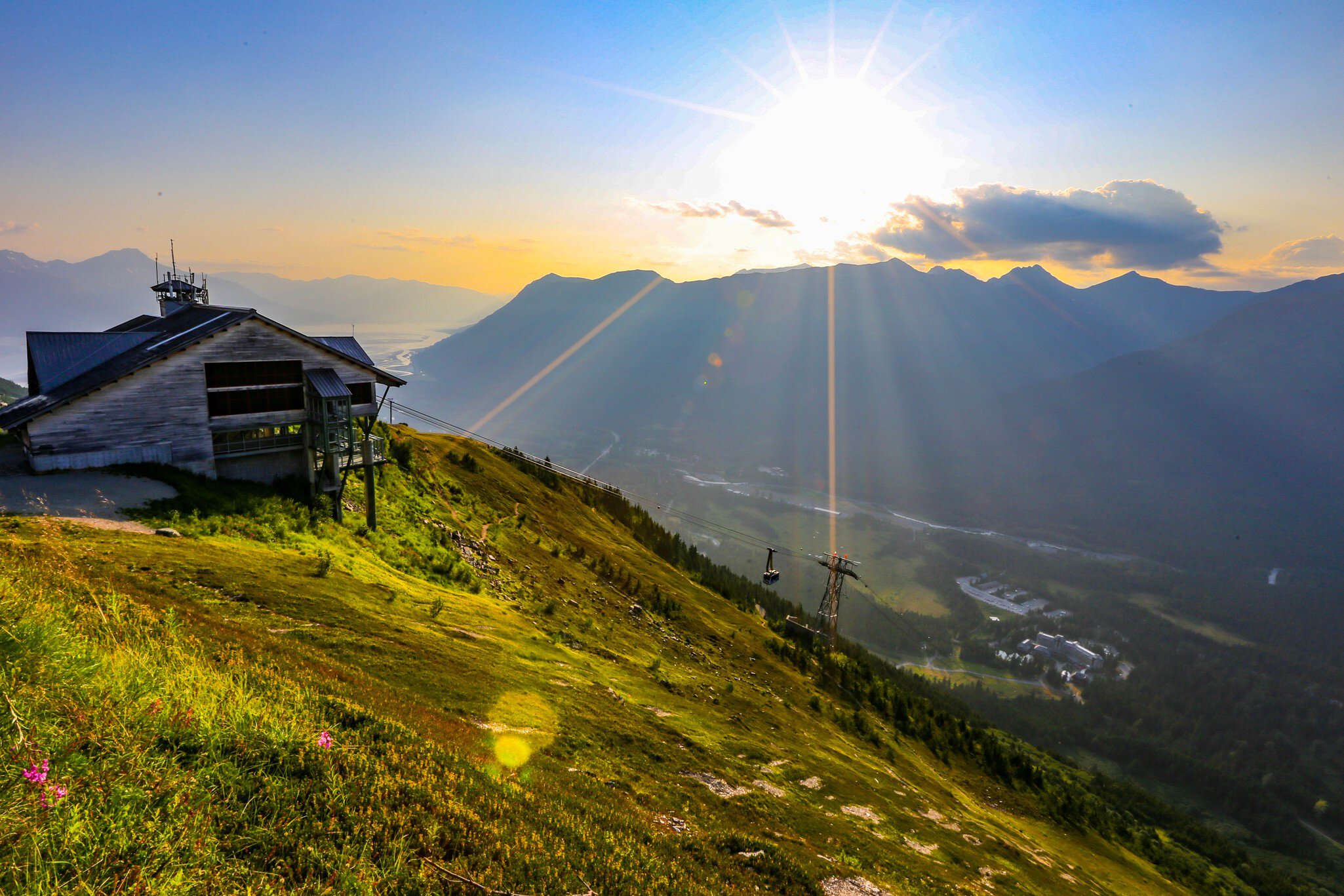 Mount Alyeska ski resort in Girdwood, Alaska; Shutterstock ID 1460340992;