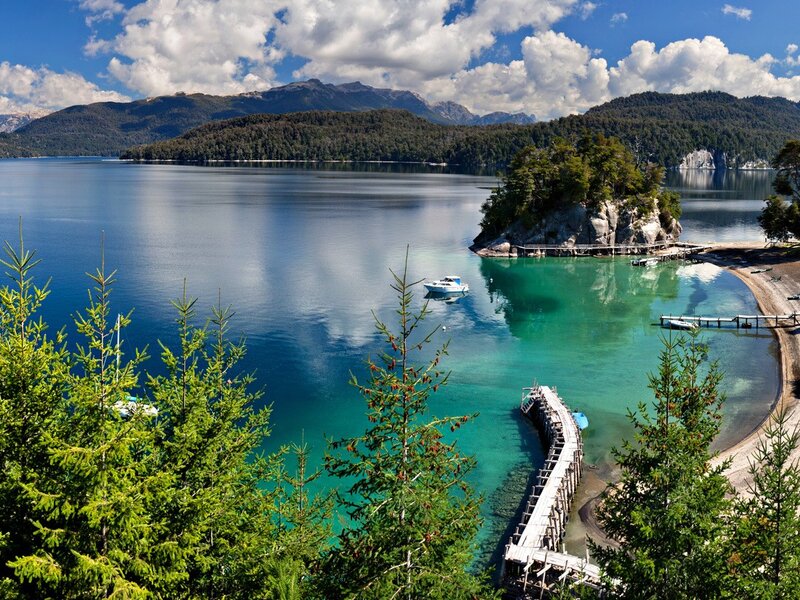Lake Nahuel Huapi, Villa de la Angostura, Argentina.