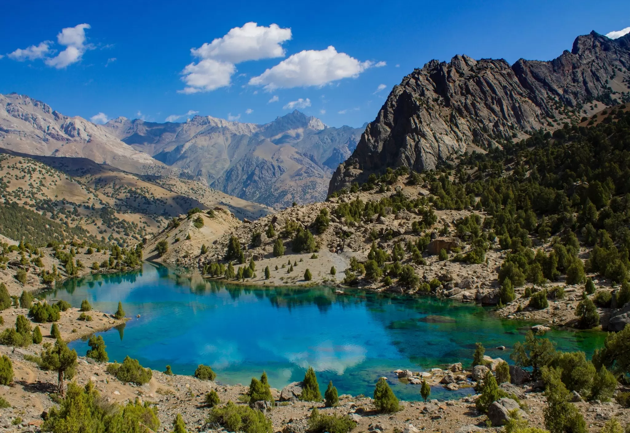 Pamir mountains, Tajikistan. Julia Mountain Photo/Shutterstock