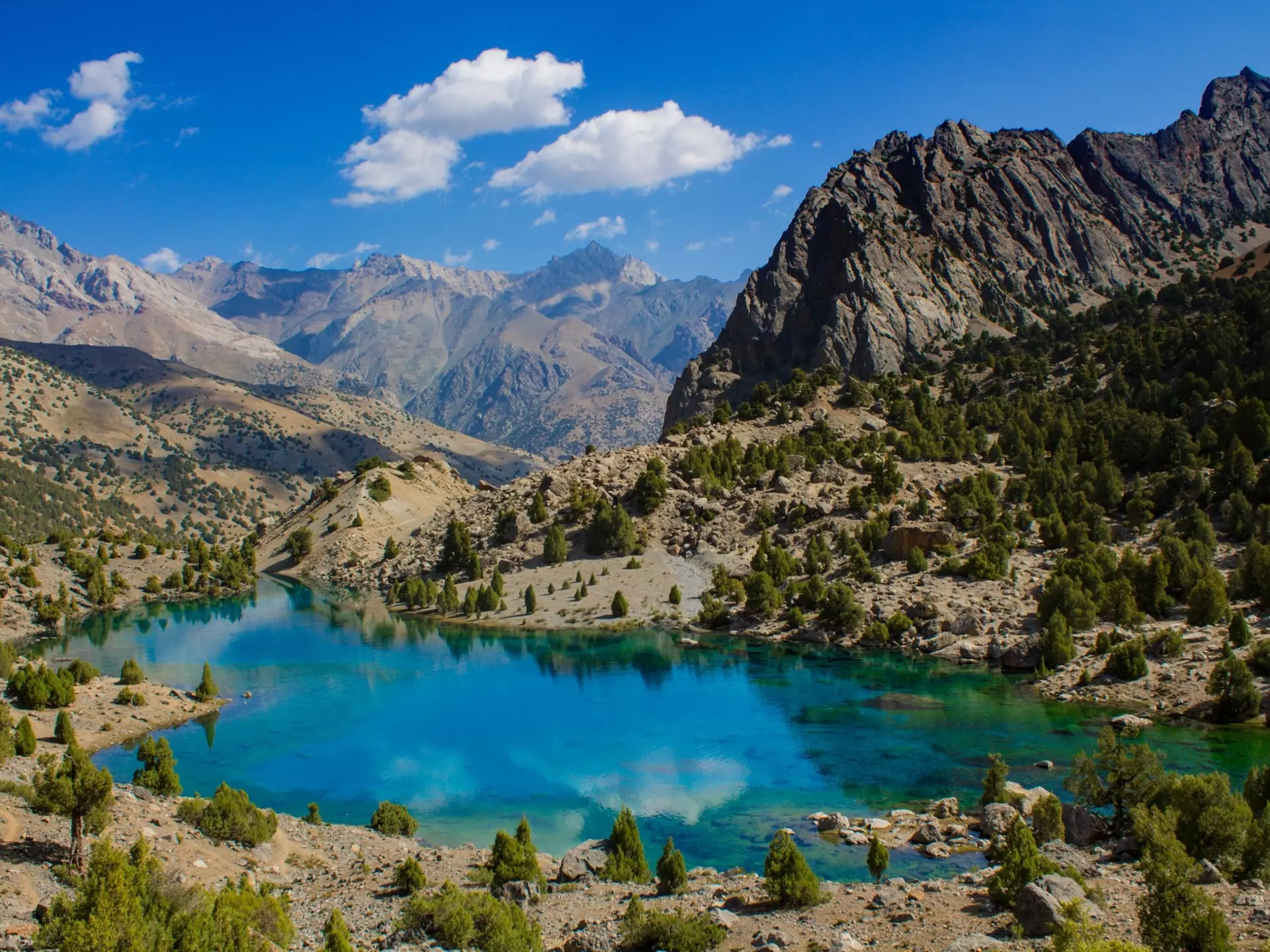 Pamir mountains, Tajikistan. Julia Mountain Photo/Shutterstock