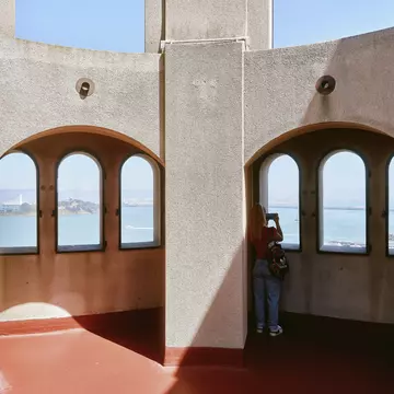 Ocean views from the top of Coit Tower. Benjamin Heath for Lonely Planet