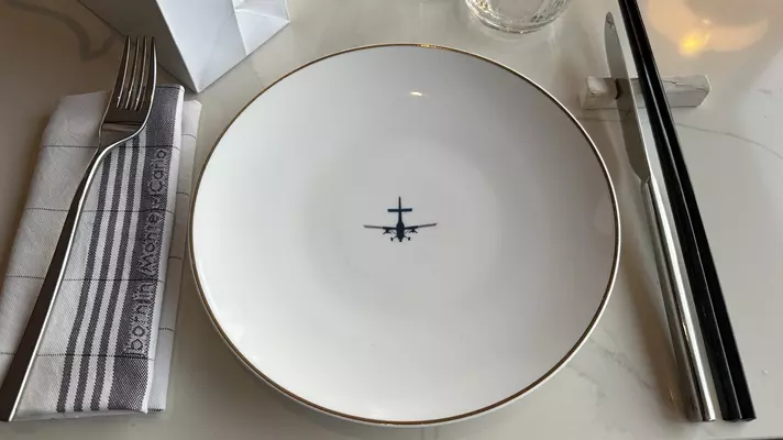 Plane plates at Beefbar in St Barth