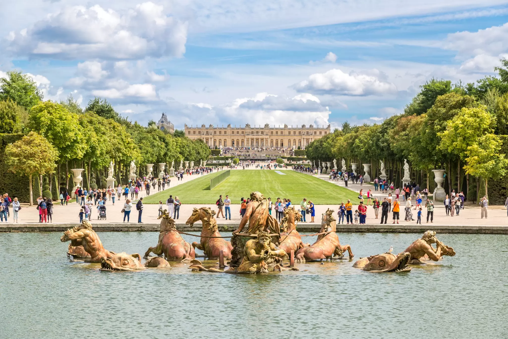 The Apollo fountain at Versailles, France. S-F/Shutterstock