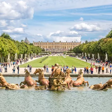 The Fountain of Apollo in the garden of Versailles. S-F/Shutterstock