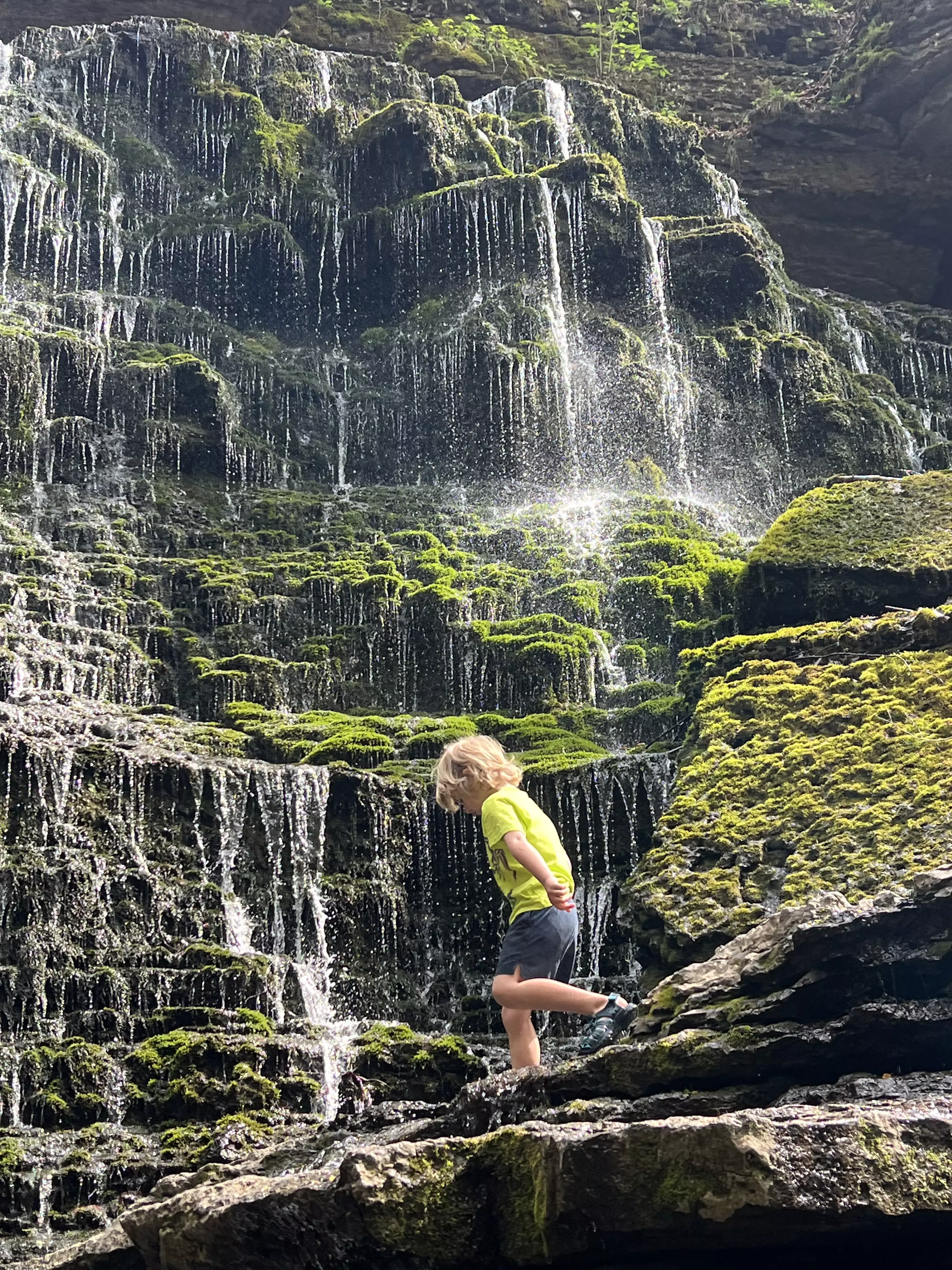 Phelan on the Short Springs Loop trail in Tullahoma, Tennessee