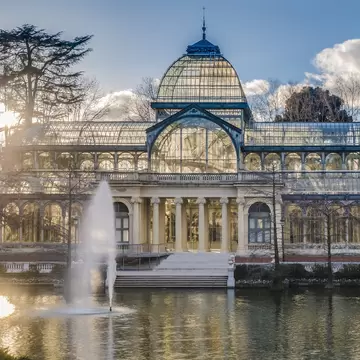 The Crystal Palace (Palacio de Cristal), in Buen Retiro Park.
