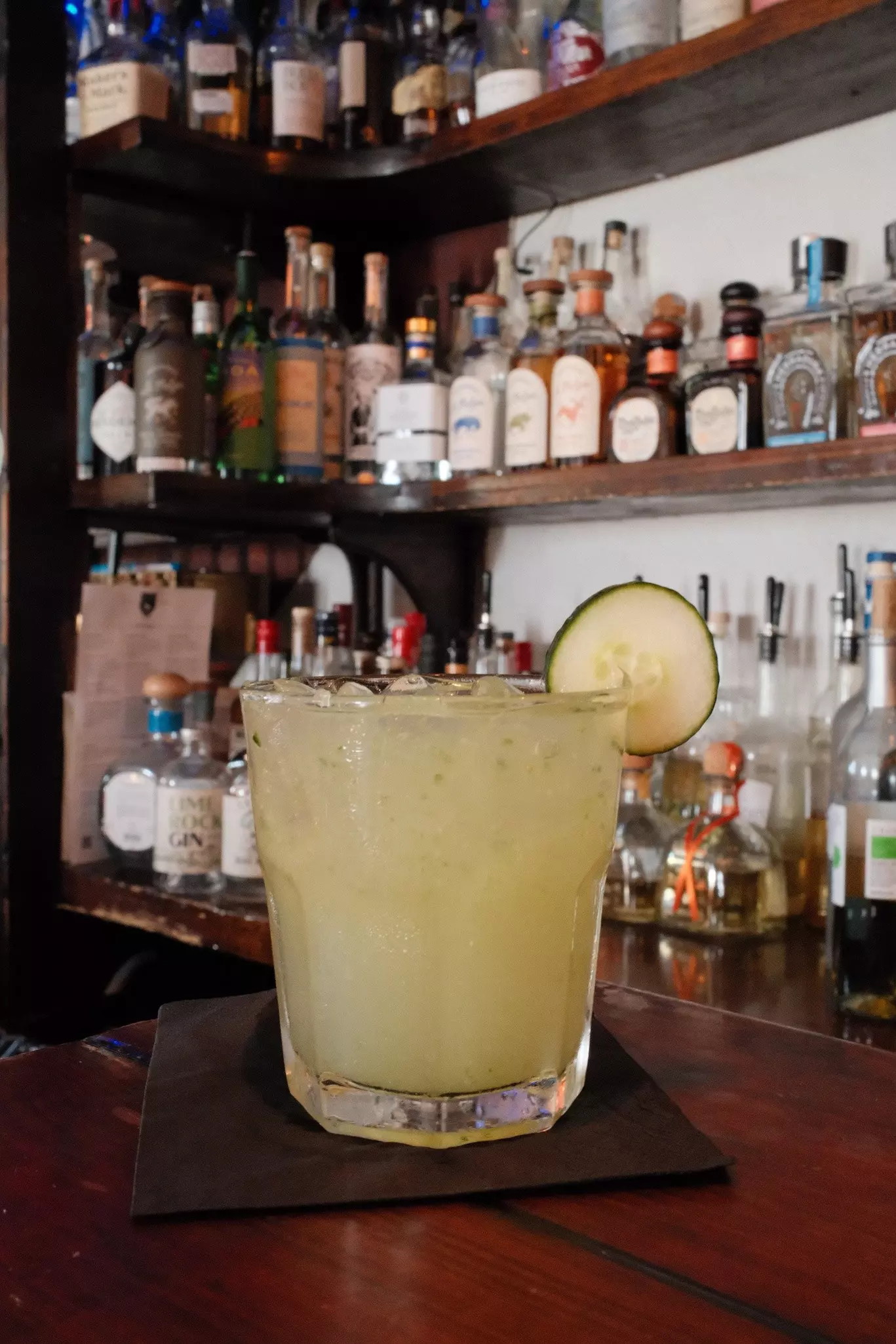 Perro Salado cucumber margarita