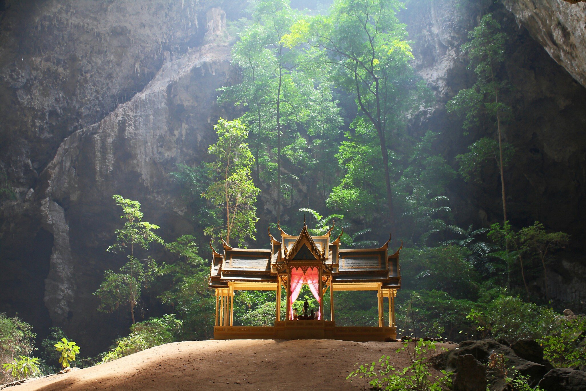Phraya Nakhon Cave in Sam Roi Yot National Park at Prachuap Khiri Khan province in Thailand.