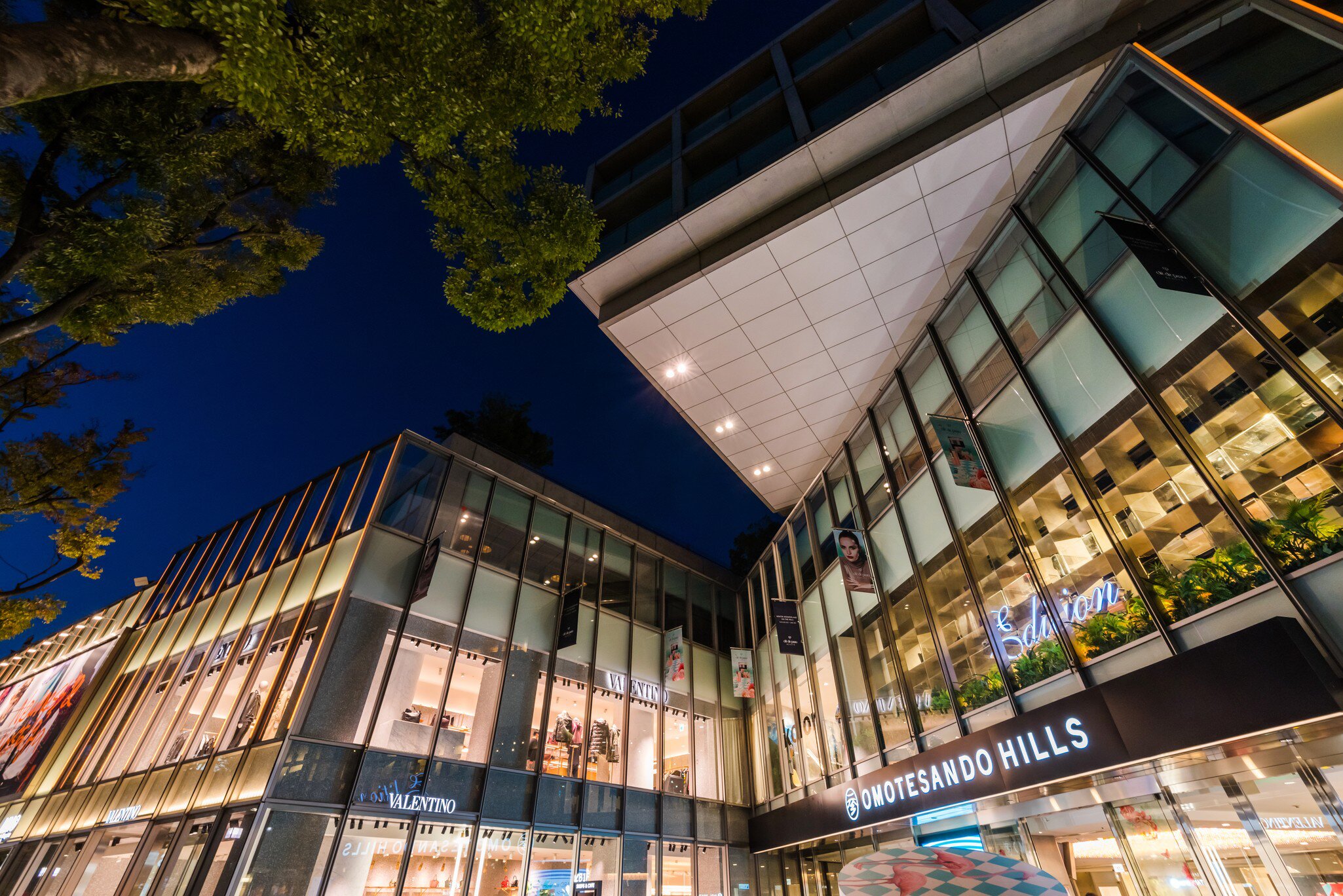 SHIBUYA, TOKYO / JAPAN - OCTOBER 21 2018 : Night view of "Omotesando" street. There are luxury brand shops, etc. "Omotesando Hills", many people visit.  License Type: media  Download Time: 2023-11-28T15:33:05.000Z  User: nic.dhoedt_lonelyplanet  Is Editorial: Yes  purchase_order:   