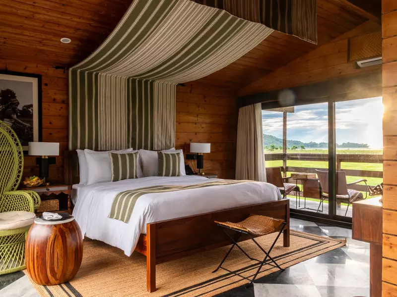 Safari Room at the Rhino & River Wildlife Retreat and Spa, Pobitora, Assam