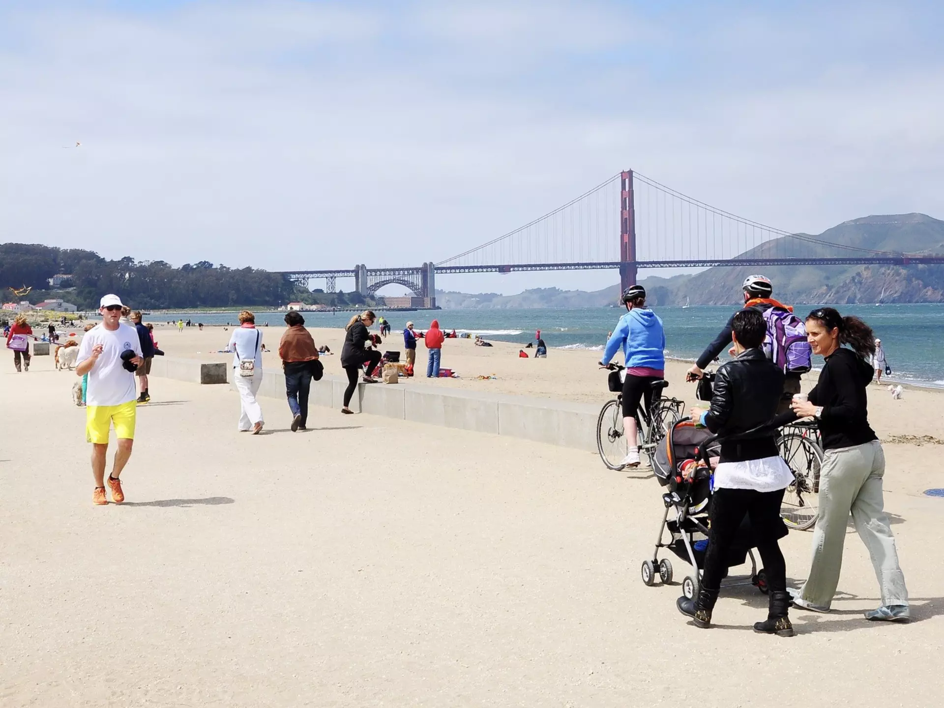 These five walks will take all you all across San Francisco and to beautiful sites like Crissy Field in the Presidio. Shutterstock