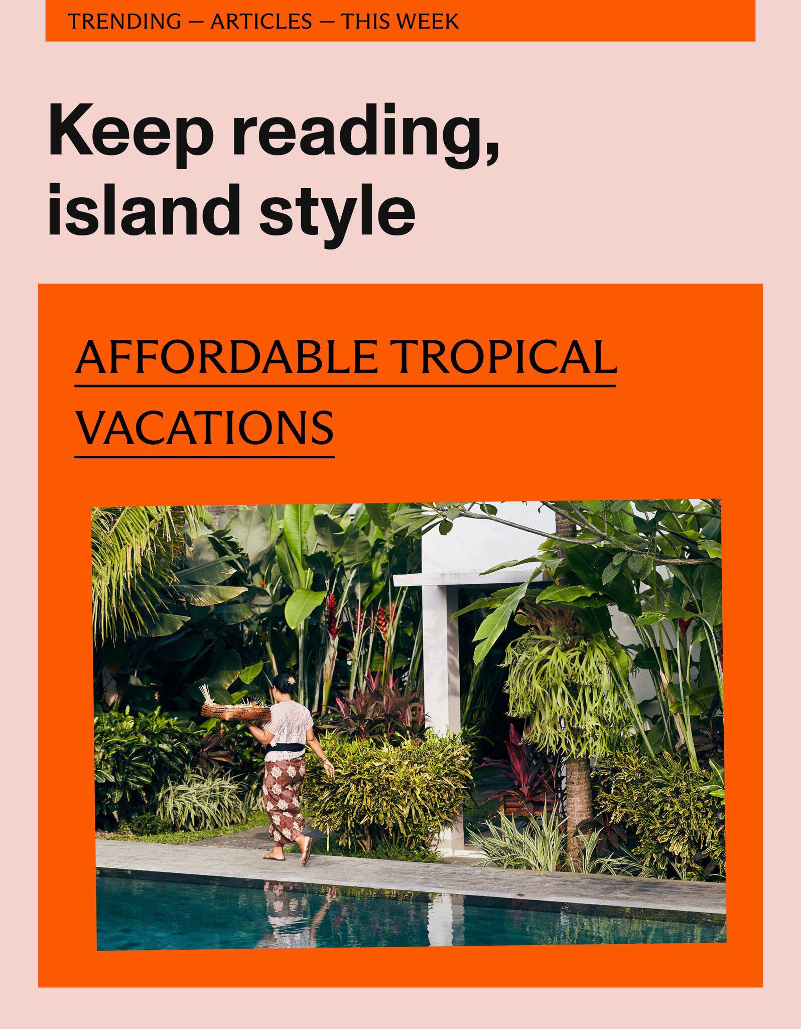 Affordable Tropical Vacations