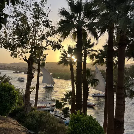 A view of the Nile from Cataract Hotel
