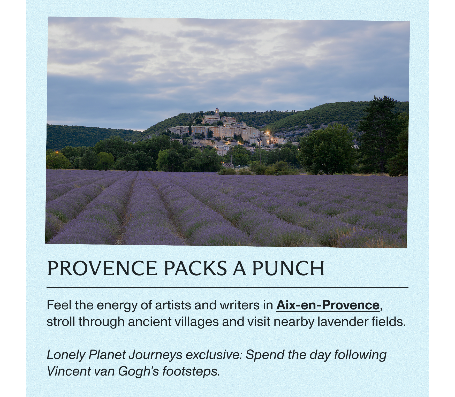 Provence packs a punch