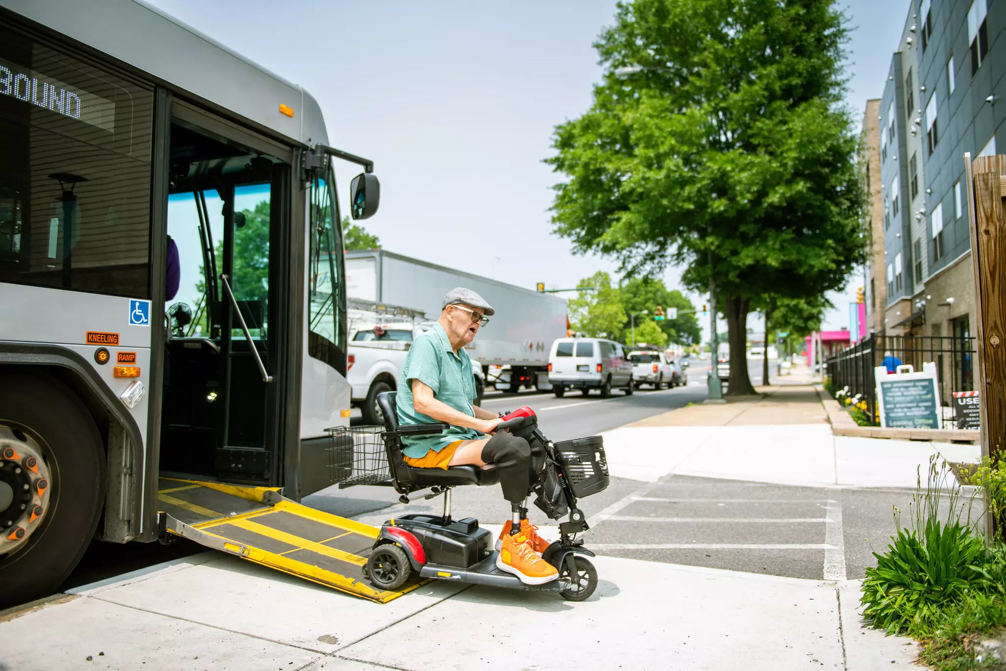 Bigger towns and cities tend to have better accessible transport options © ferrantraite / Getty Images
