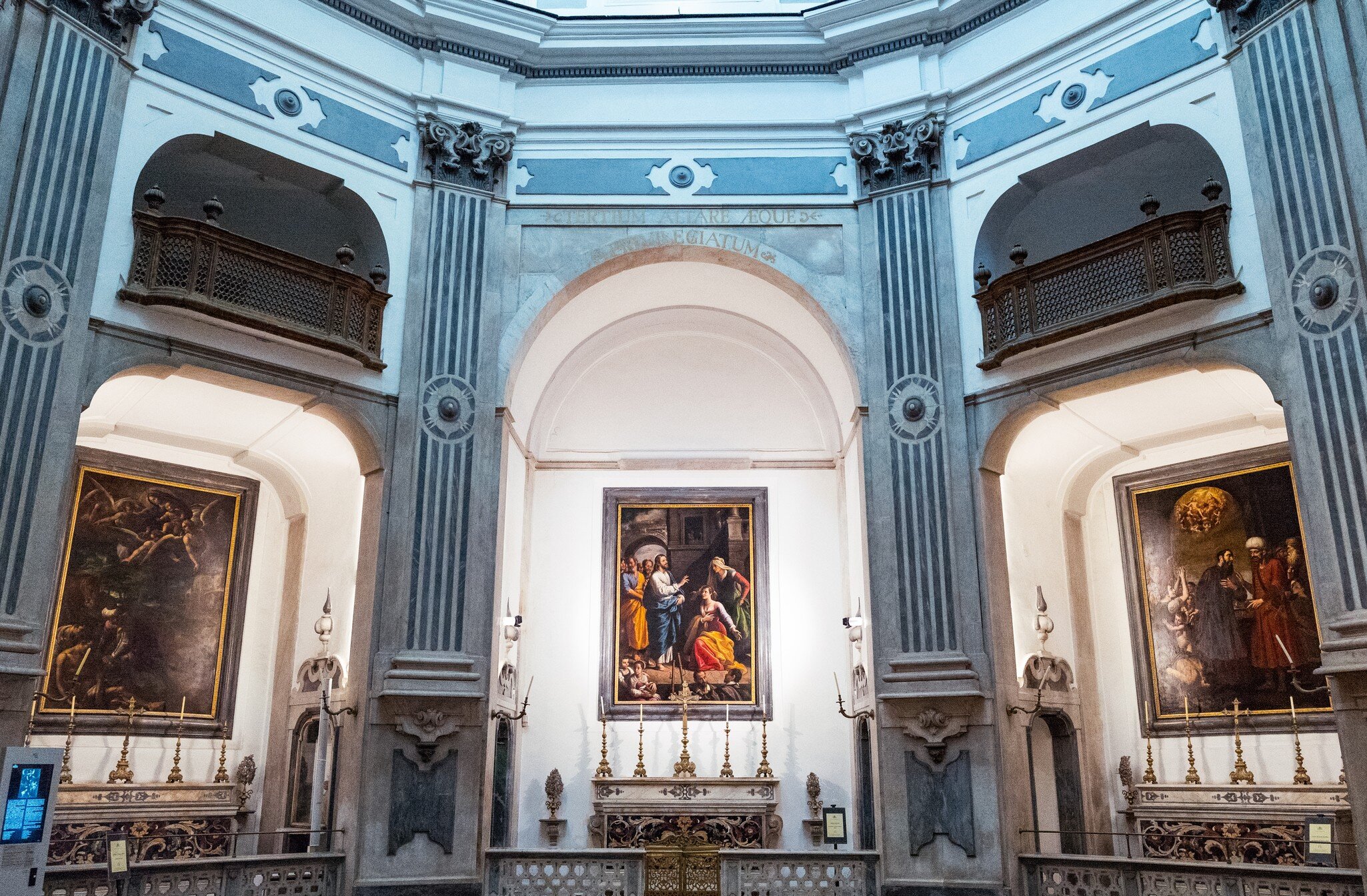 Naples, Italy - August 4, 2015:  The octagonal baroque  Pio Monte Della Misericordia church; Shutterstock ID 591080708; purchase_order: 65050; job: poi; client: ; other: