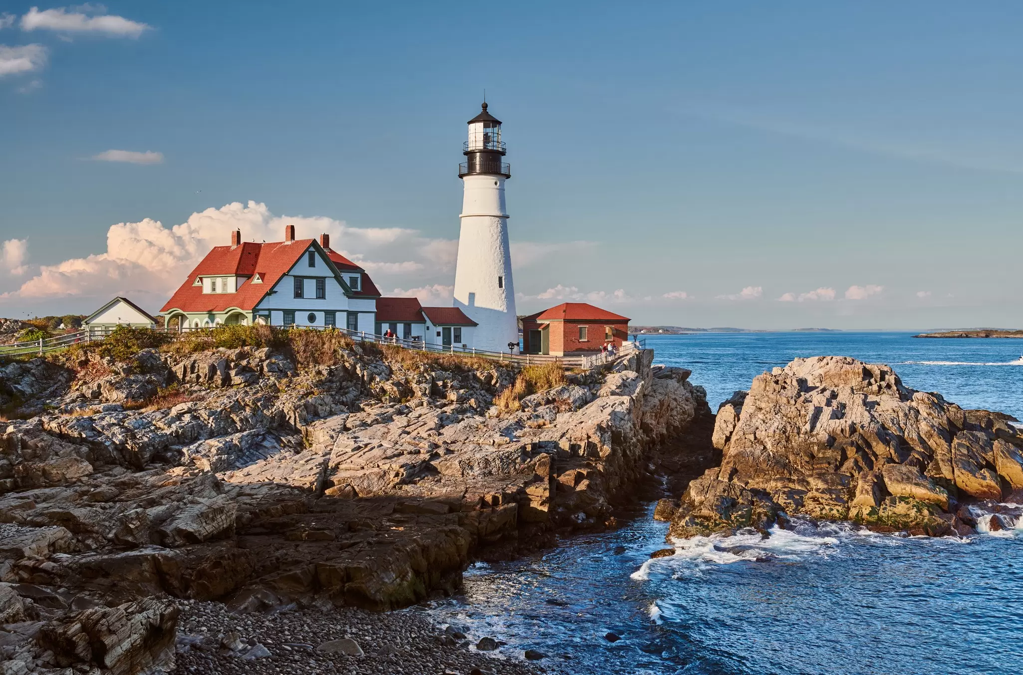 Portland Headlight in Cape Elizabeth, Maine. Shutterstock