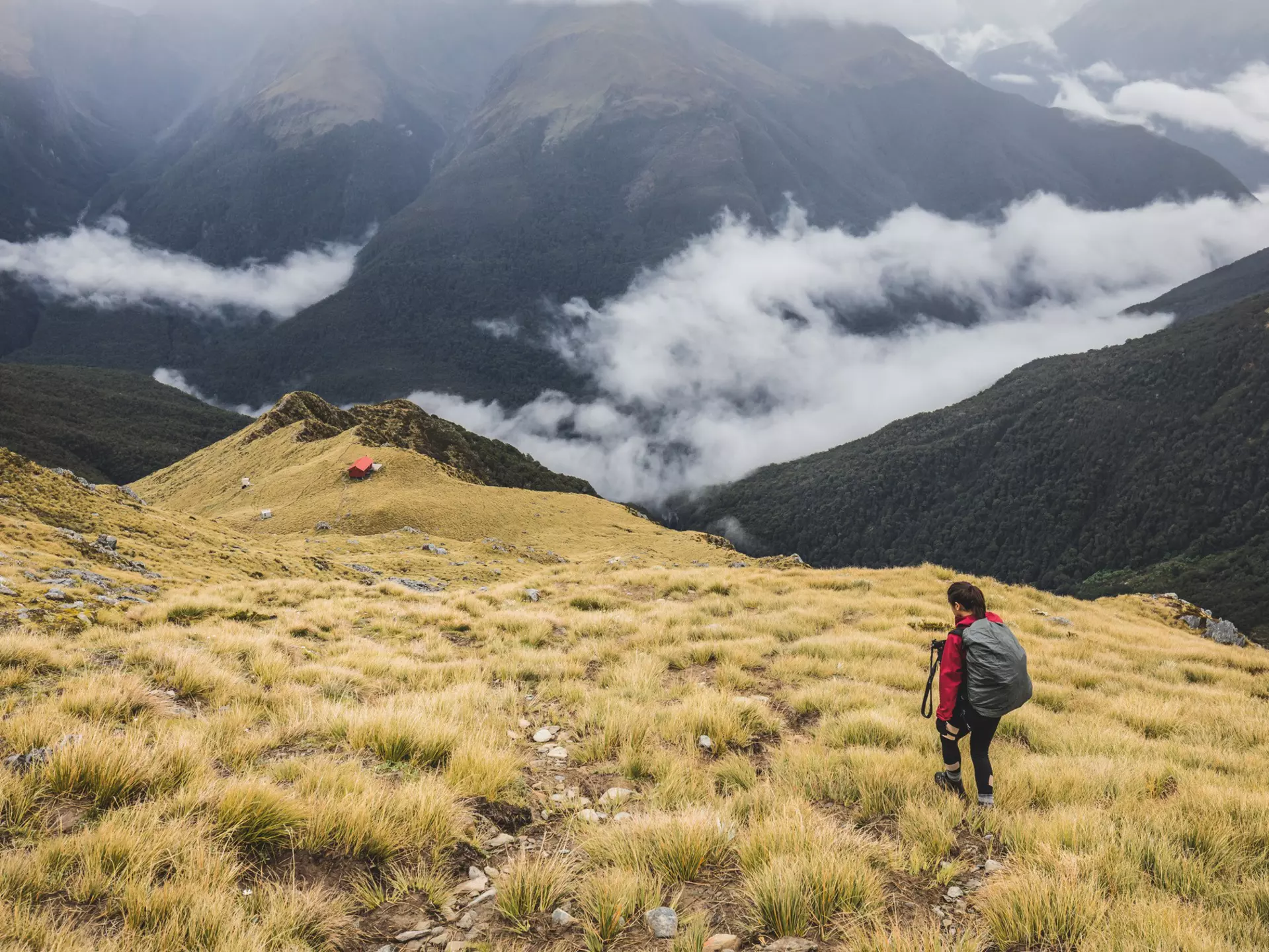 New Zealand's tramping (hiking) culture centers around an incredible network of free or cheap backcountry huts © Kaitlyn McLachlan / 500px / Getty Images