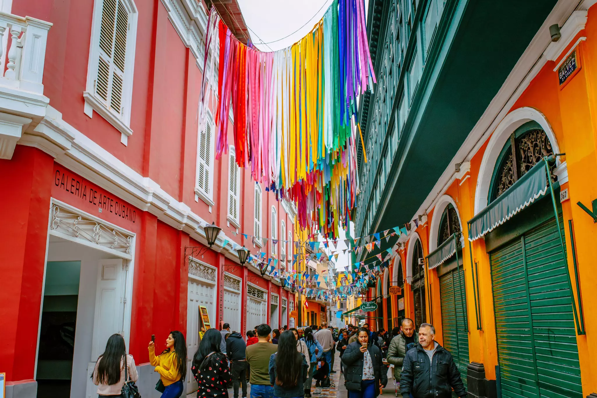 The colourful Barranco district of Lima, Peru