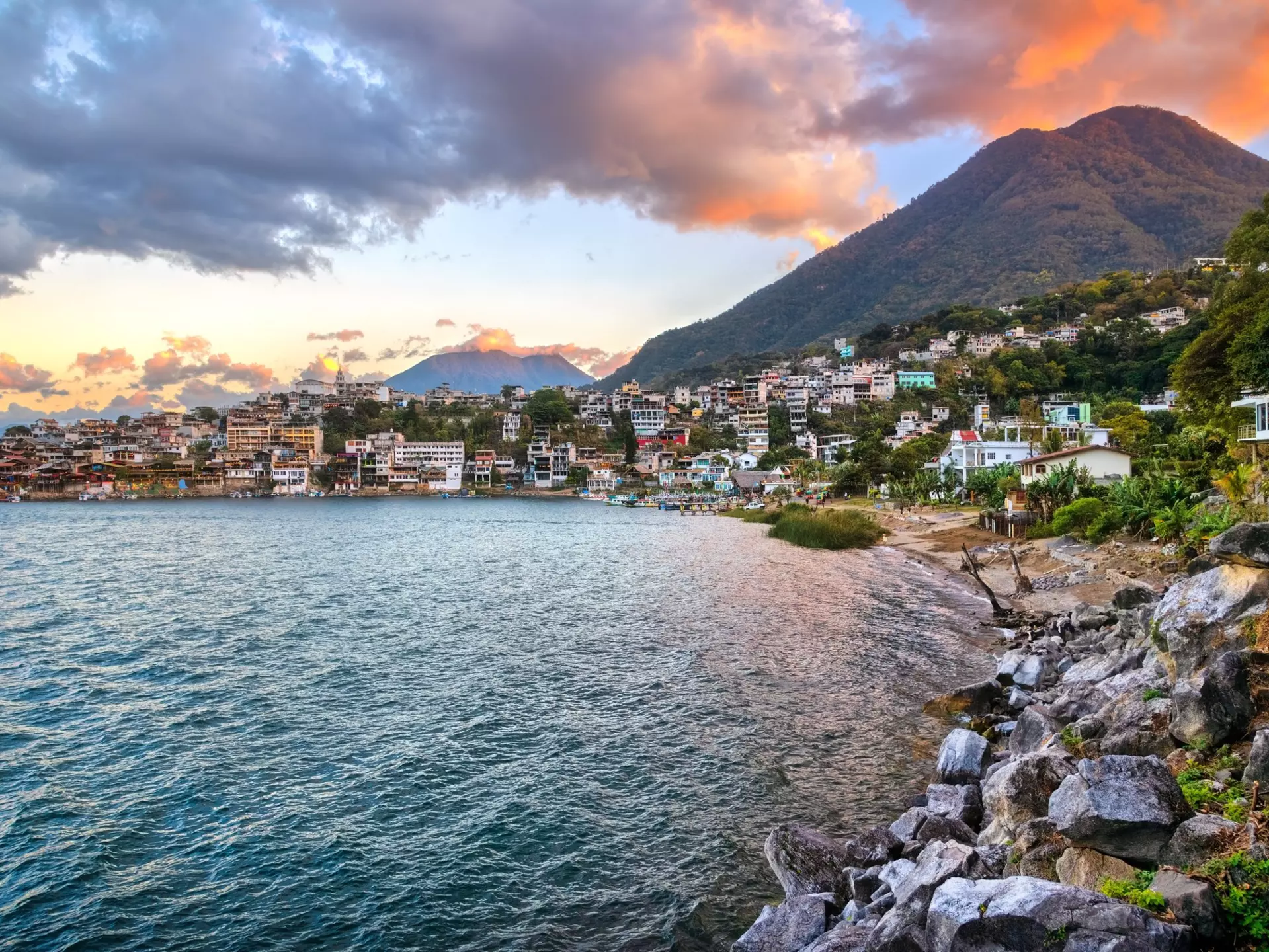 The shores of Lake Atitlan. Boris Stroujko/Shutterstock