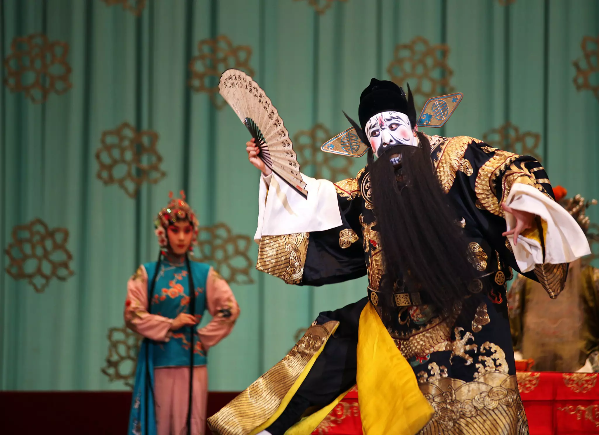 Actors from the China National Peking Opera Company perform at Mei Lanfang Grand Theater, Beijing, China.