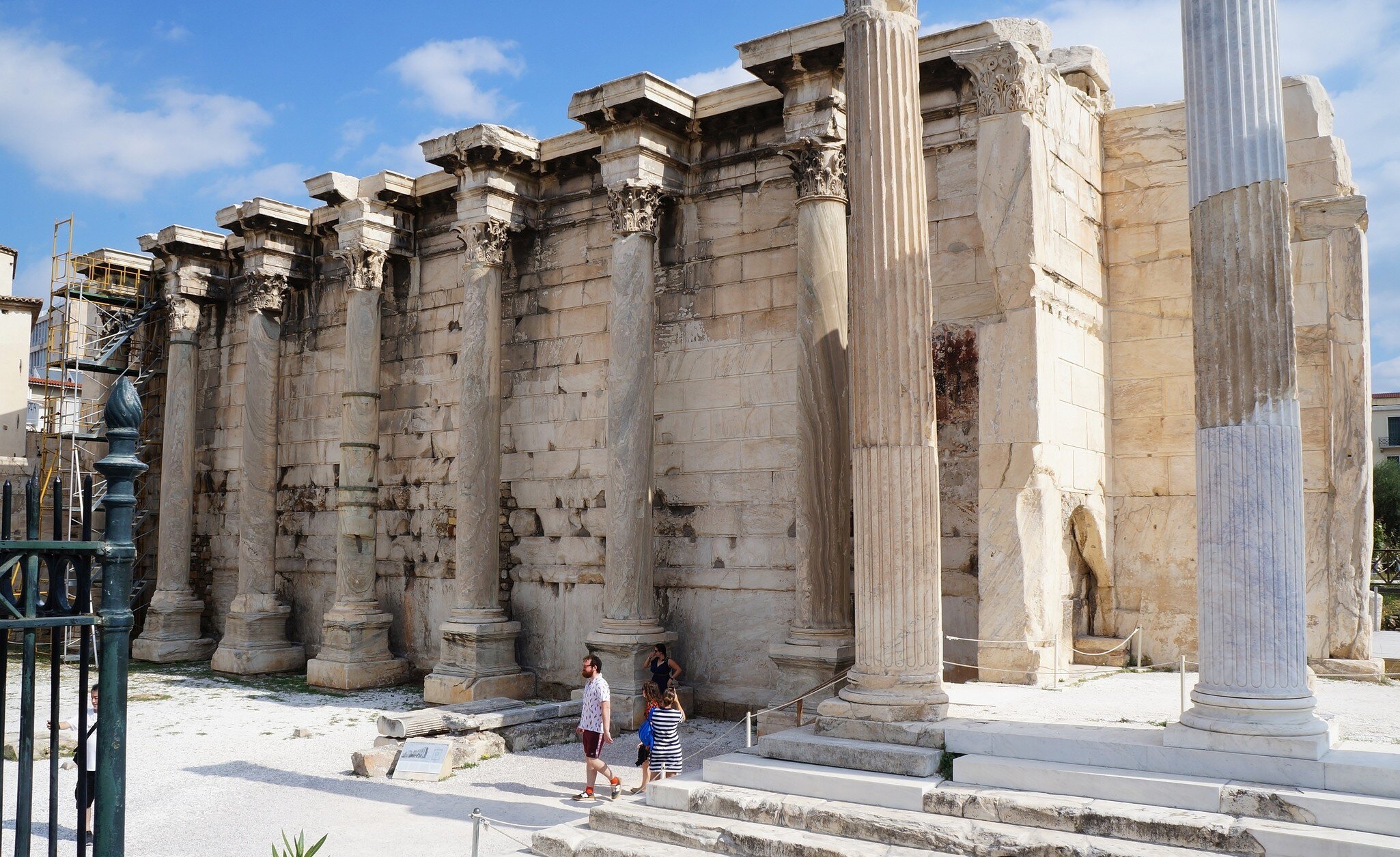 Athens, Greece  - October 12 2022: Remains of Emperor Hadrian's library; Shutterstock ID 2237007297; your: Erin Lenczycki; gl: 65050; netsuite: Digital; full: POI