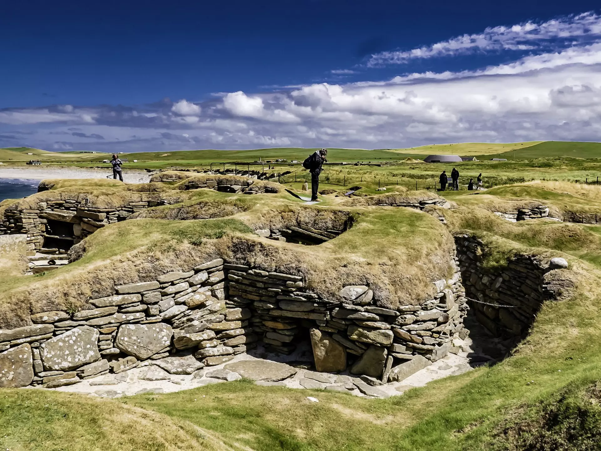 Skara Brae is the most famous site in the Neolithic Heart of Orkney group. Jimmy Dunn/Getty Images
