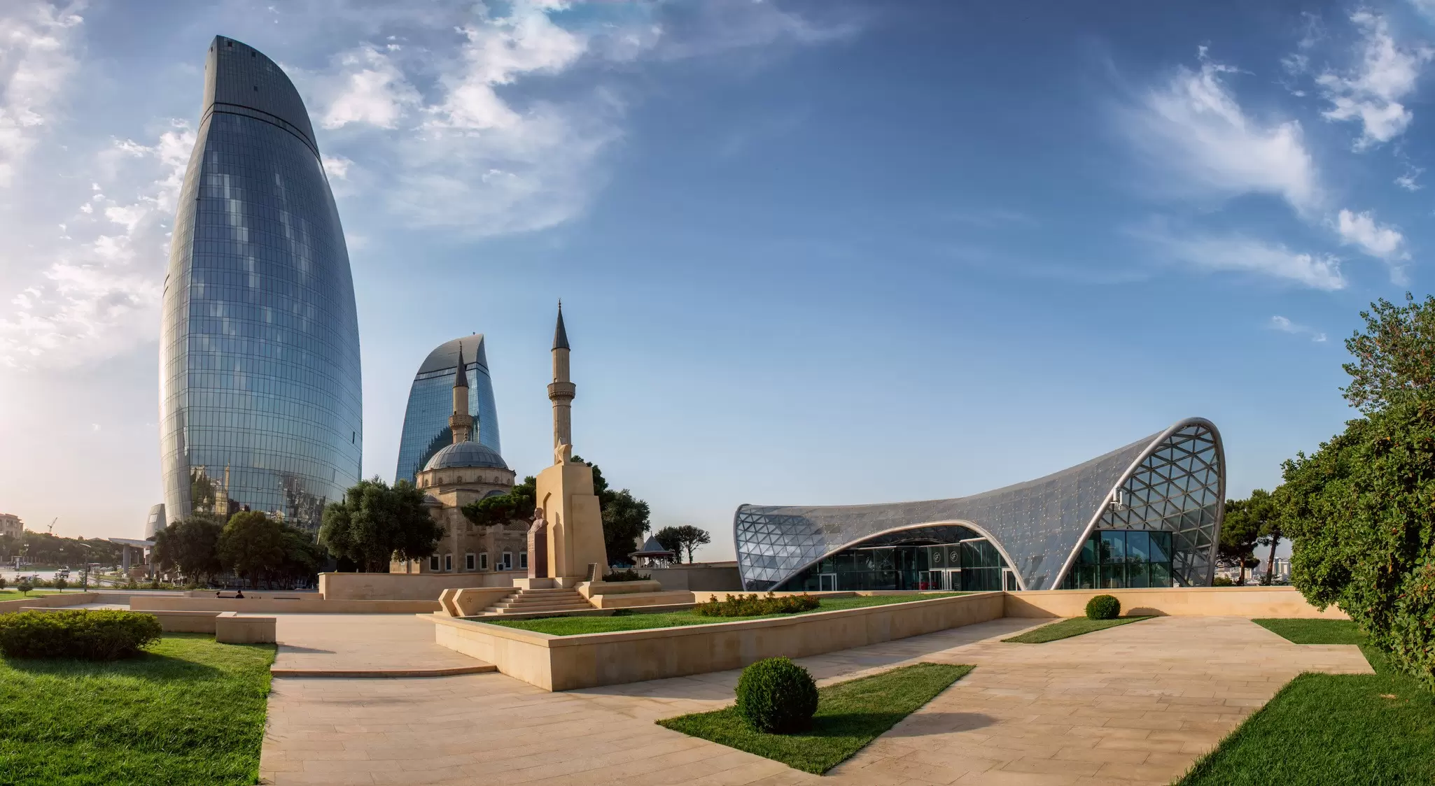 Explore Baku's futuristic architecture, labyrinthine Old City and more. liseykina/Shutterstock
