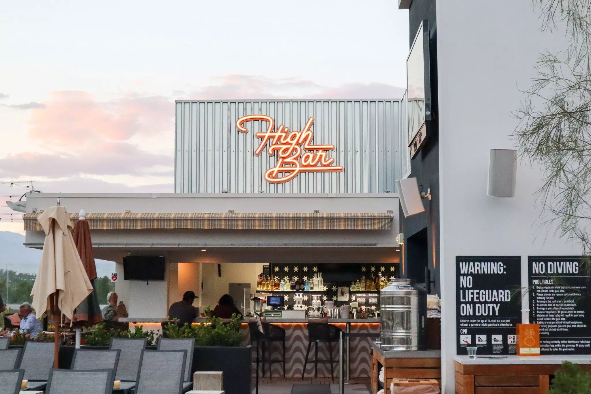 Sip on a nightcap at High Bar. High Bar
